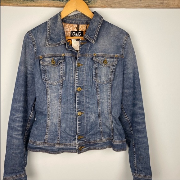D&G Women's Blue Denim Jacket - Picture 2 of 13